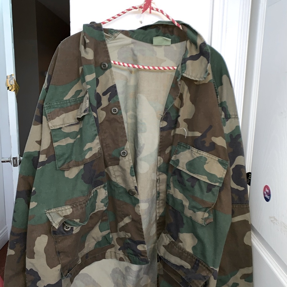 2 CAMO CARGO JACKETS